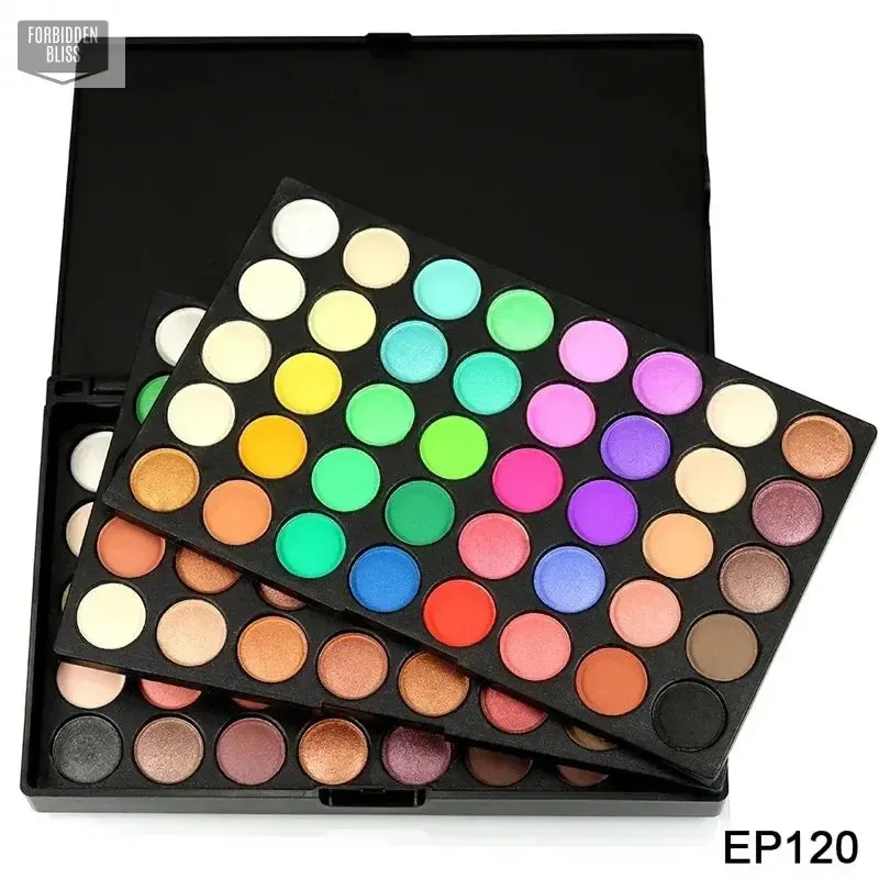 120 Colors Gliltter Eyeshadow Palette