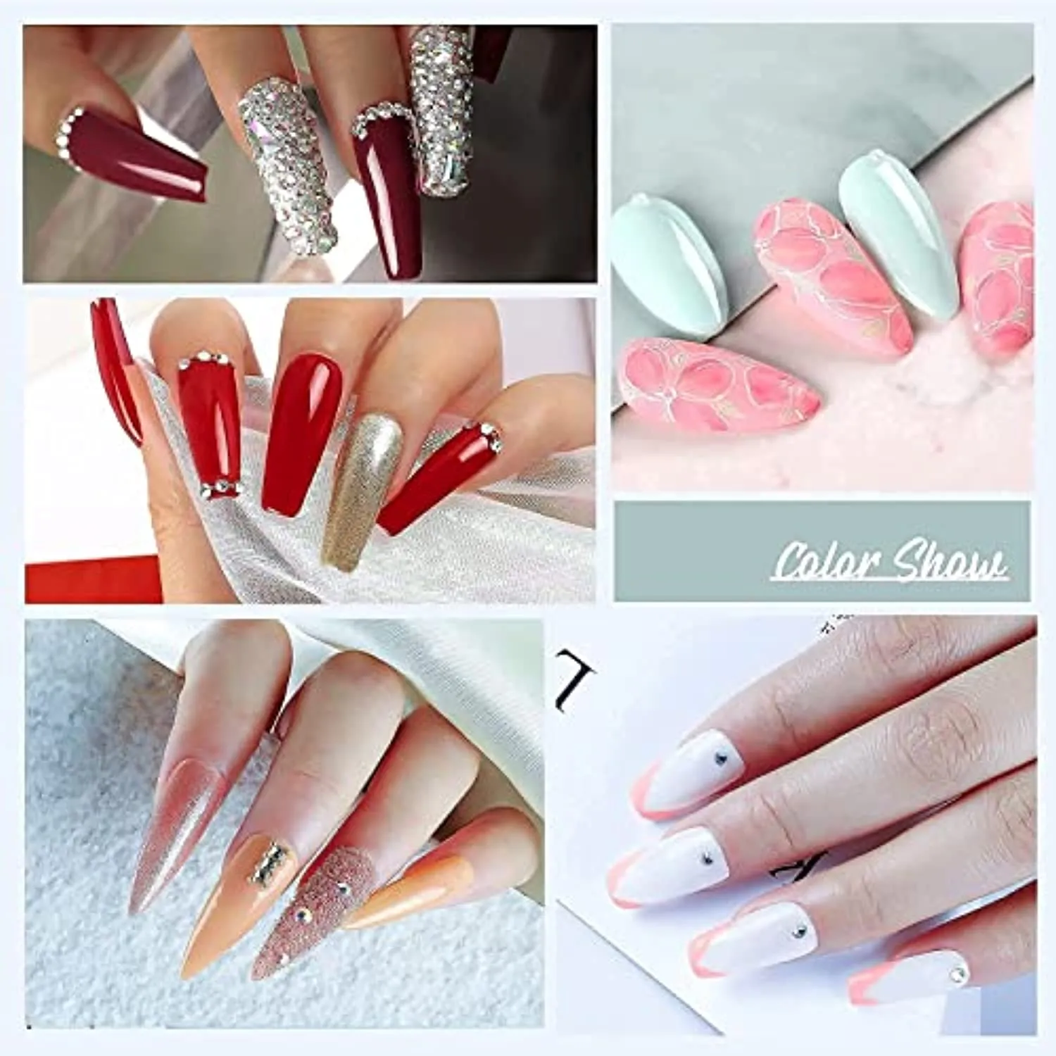 20pcs Gel Nail Polish Kit with U V Light Starter Kit 10pcs Cuticle Oil Pen