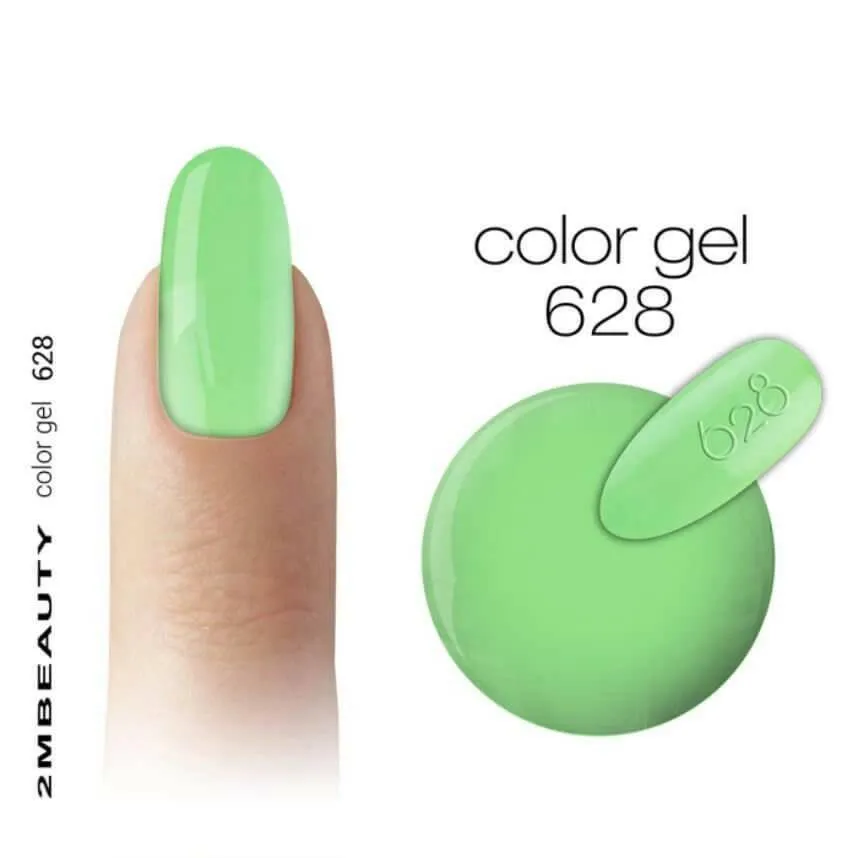 628 Coloured Gel by 2MBEAUTY