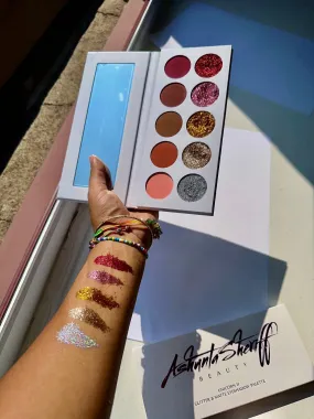 Ashunta Sheriff Beauty Unicorn Multichrome Glitter & Matte Shadow Palette