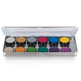 Ben Nye |  (LUK-12)  Lumiere Grande Colour 12 Color Powder Palette