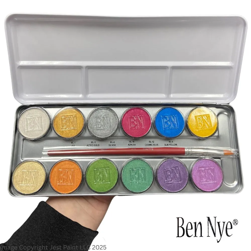 Ben Nye |  (LUK-12)  Lumiere Grande Colour 12 Color Powder Palette