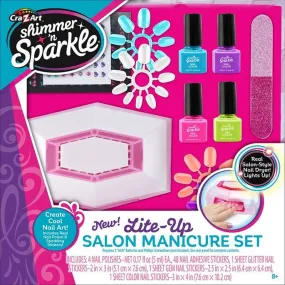 Cra-Z-Art Shimmer 'N Sparkle Lite Up Salon Manicure Set