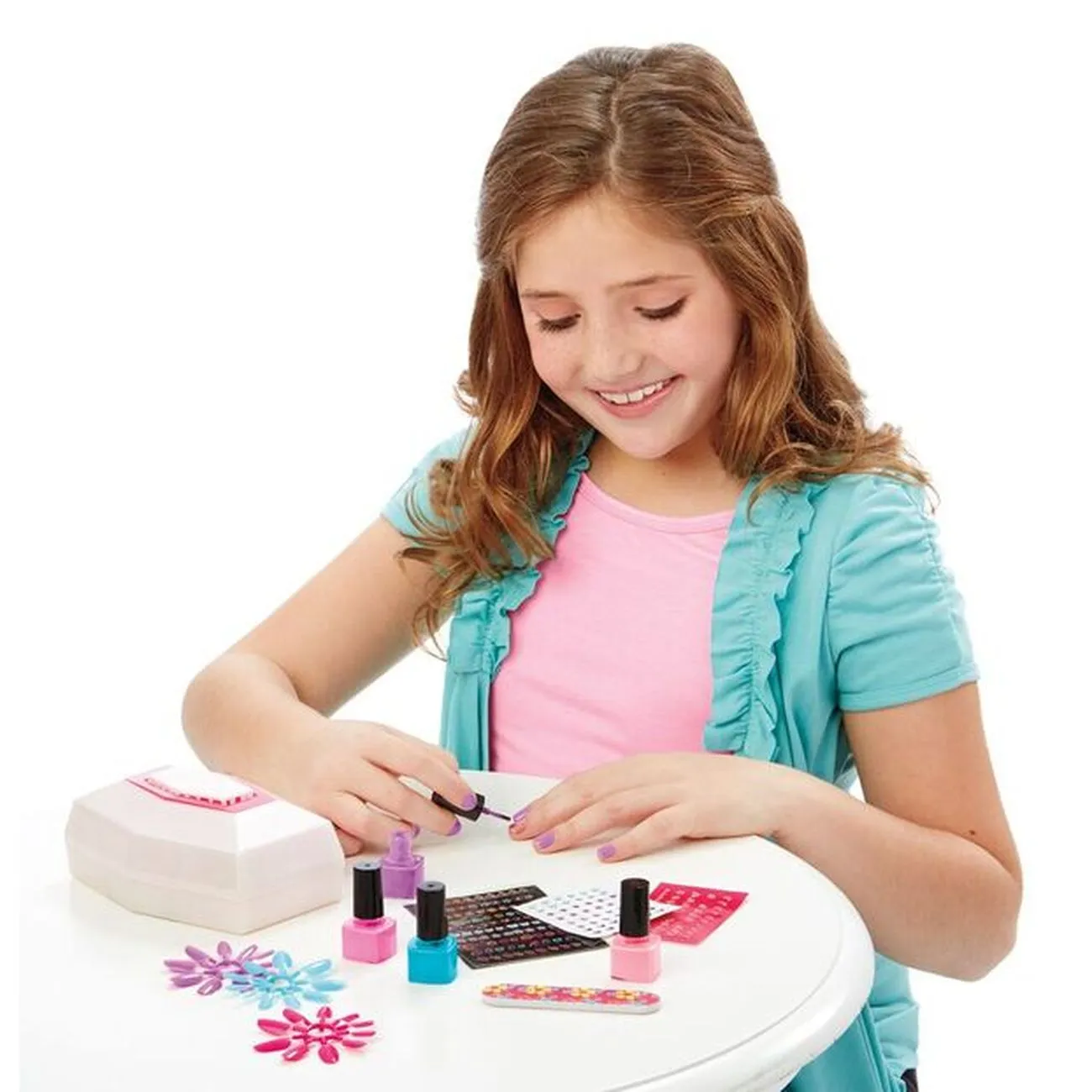 Cra-Z-Art Shimmer 'N Sparkle Lite Up Salon Manicure Set