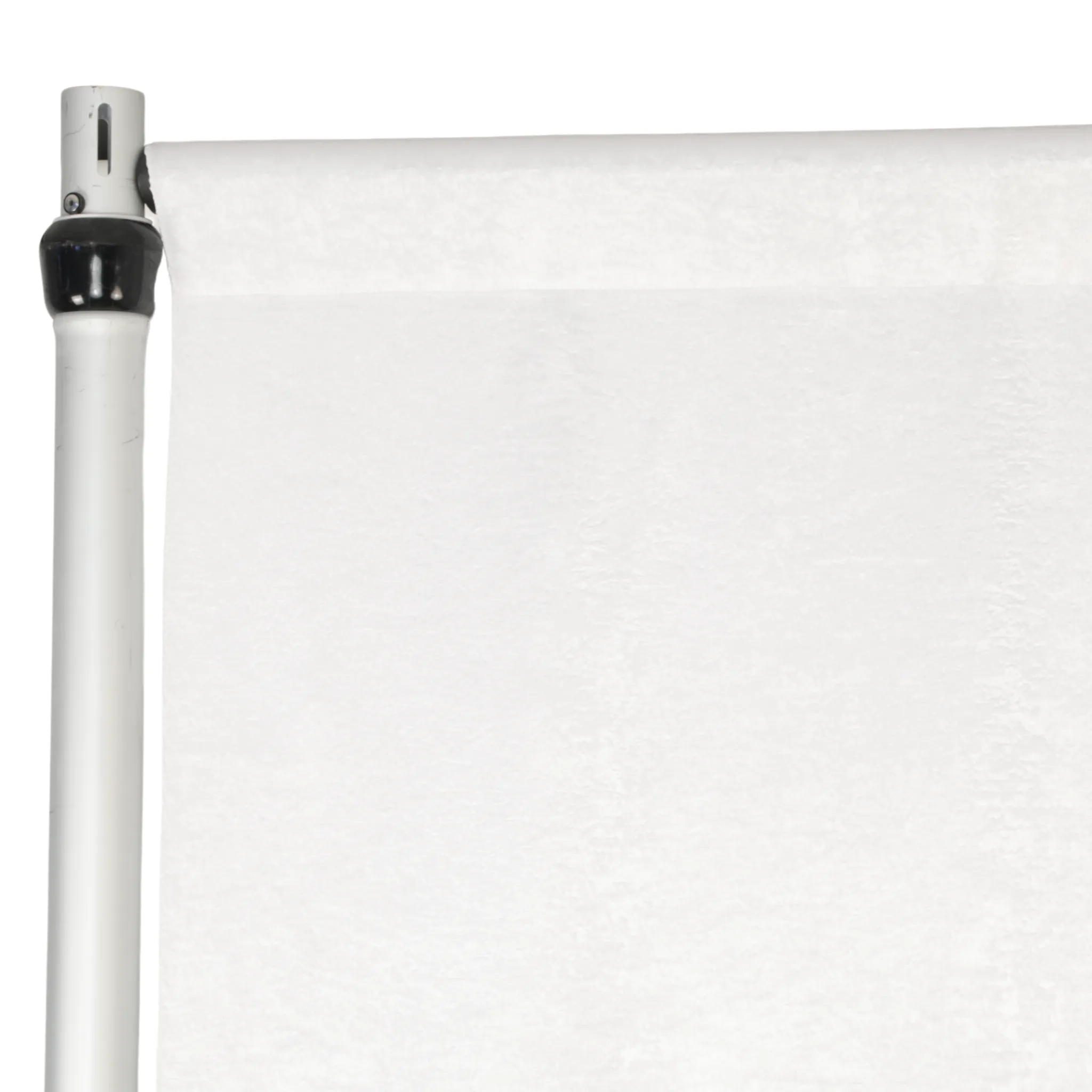 Crinkle Shimmer 10ft H x 52" W Drape/Backdrop Panel - Light Ivory/Off White