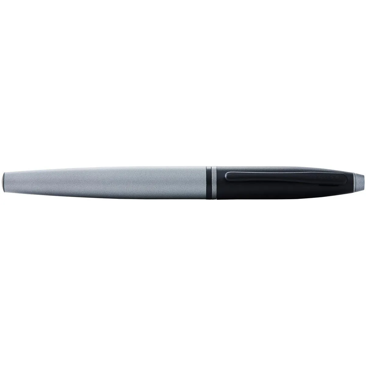 Cross Rollerball Pen - Calais Matte Grey and Black Lacquer Click Off | AT0115-26