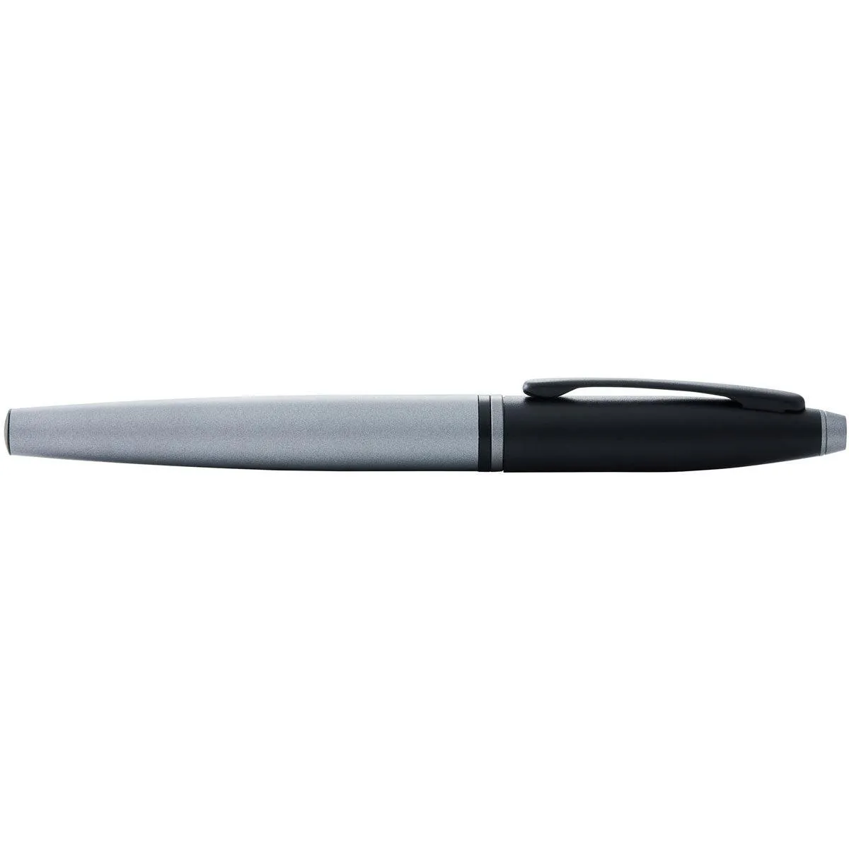 Cross Rollerball Pen - Calais Matte Grey and Black Lacquer Click Off | AT0115-26