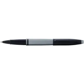 Cross Rollerball Pen - Calais Matte Grey and Black Lacquer Click Off | AT0115-26