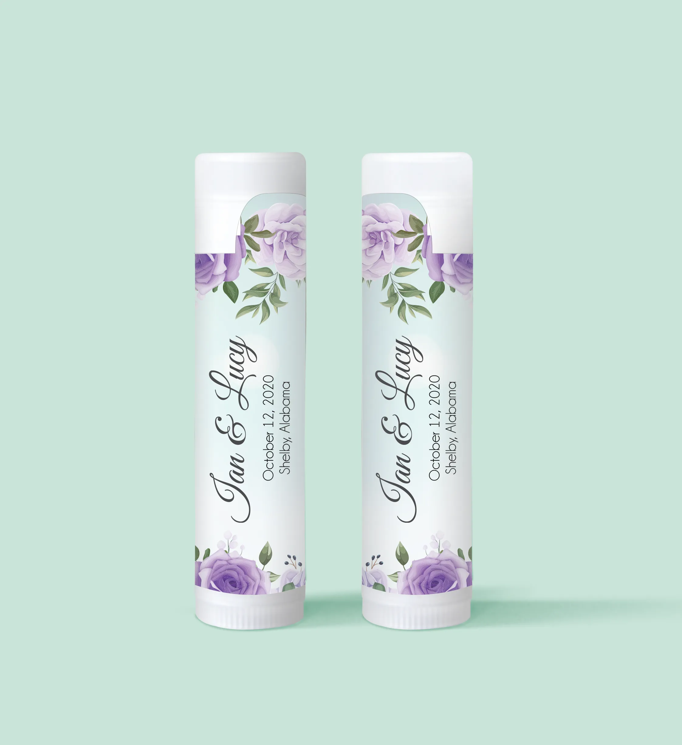 Custom Wedding Lip Balm Favors