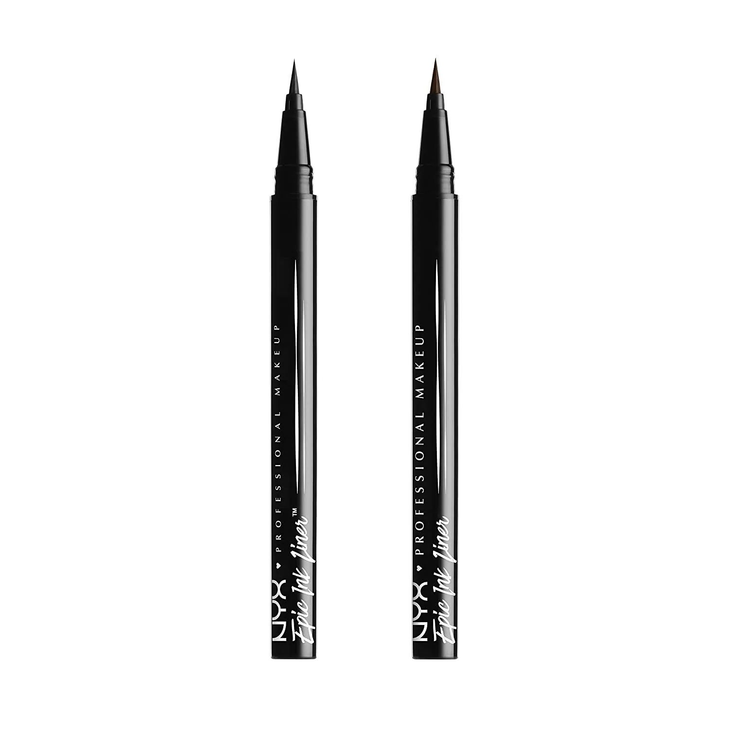 Epic Ink Waterproof Liquid Eyeliner – Black (Pack of 2), Vegan Formula