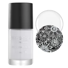 Essentials Primary Collection:  Bam! White (B170) Classic White Stamping Polish
