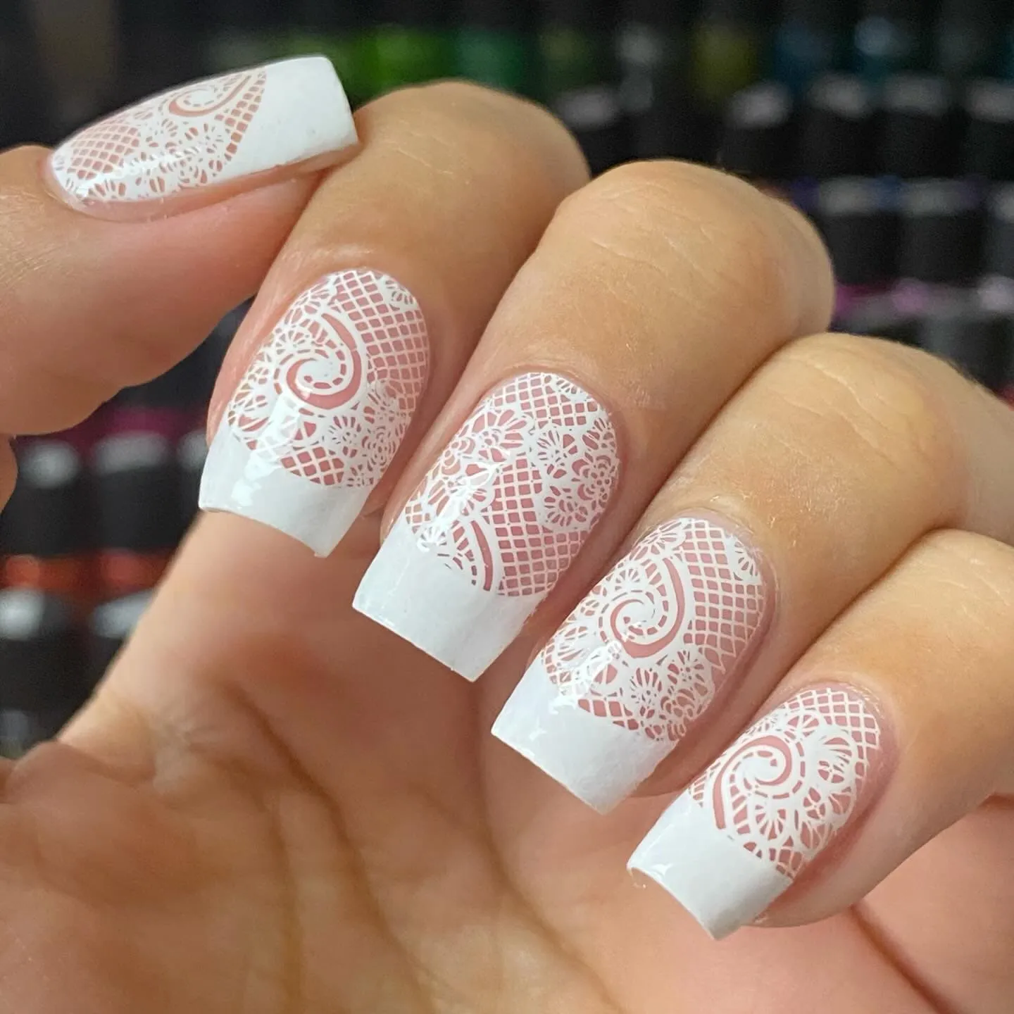 Essentials Primary Collection:  Bam! White (B170) Classic White Stamping Polish