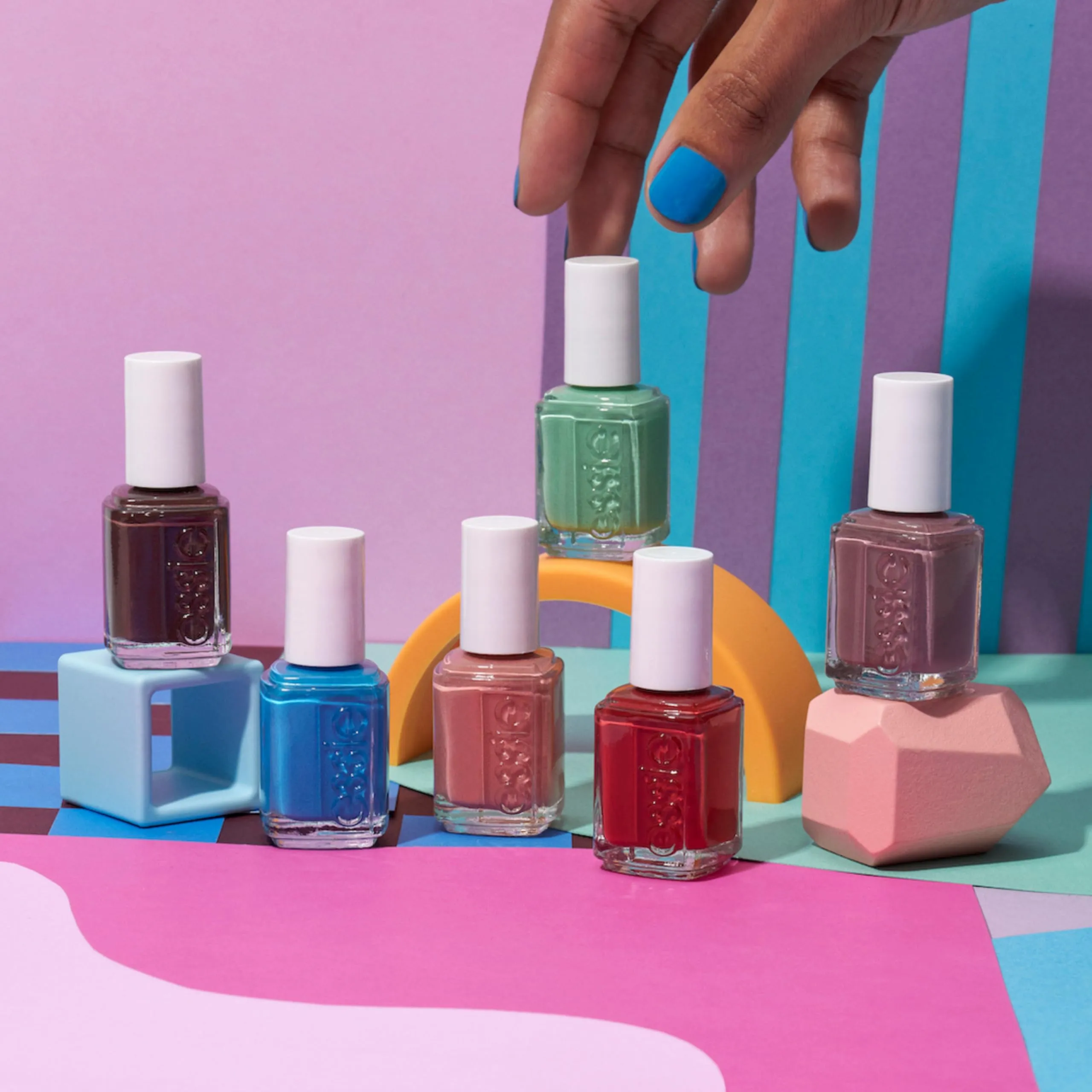essie Salon-Quality Nail Polish, Vegan, Odd Squad, Blue, Offbeat Chic, 0.46 fl oz
