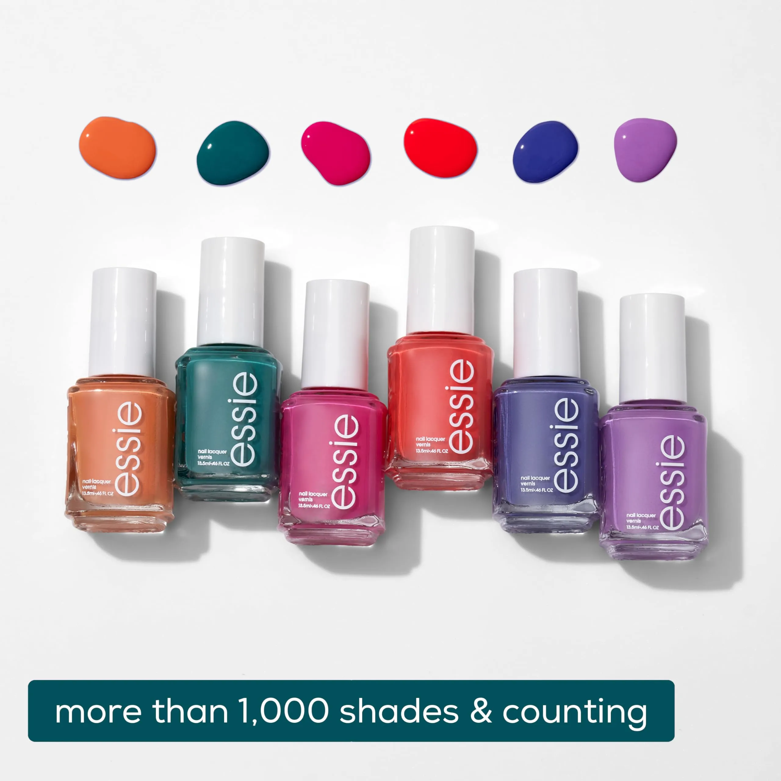essie Salon-Quality Nail Polish, Vegan, Odd Squad, Blue, Offbeat Chic, 0.46 fl oz