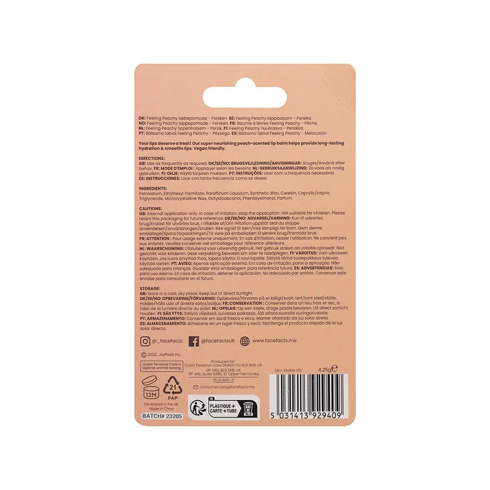 Face Facts Feeling Peachy Lip Balm 2Pack