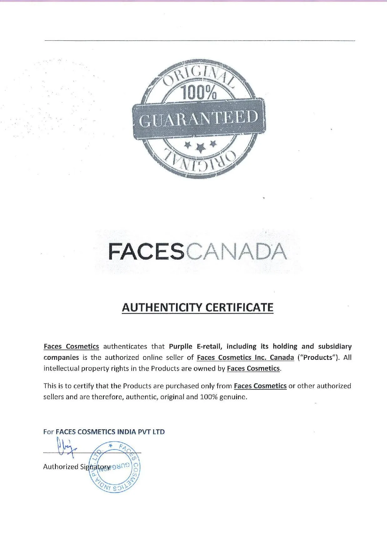 Faces Canada Liquid Sindoor Maroon 2.5ml