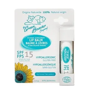 Green Beaver Organic Sunscreen Lip Balm SPF15