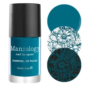 Honu (B391) - Teal Stamping Polish