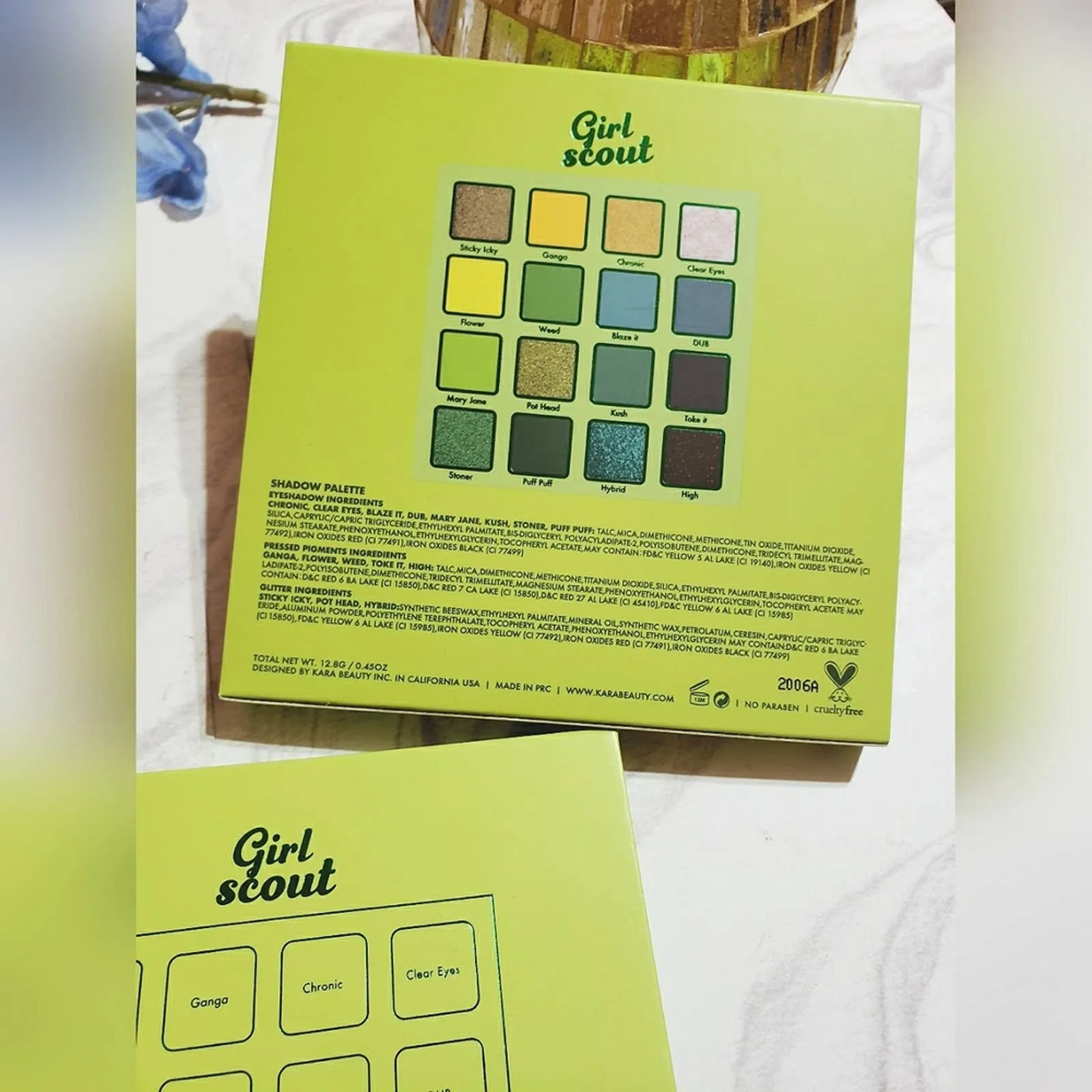 Kara Beauty Girl Scout 16 Color Eyeshadow Palette