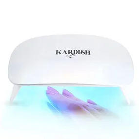 Kardish Gel UV Nail Lamp, UV LED Nail Dryer Light for Gel Nails Polish Manicure Professional Salon Curing Lamp - Nail Art Tools Accessories White