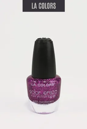 L.A. Colors - Color Craze Nail Polish - Glistening Purple