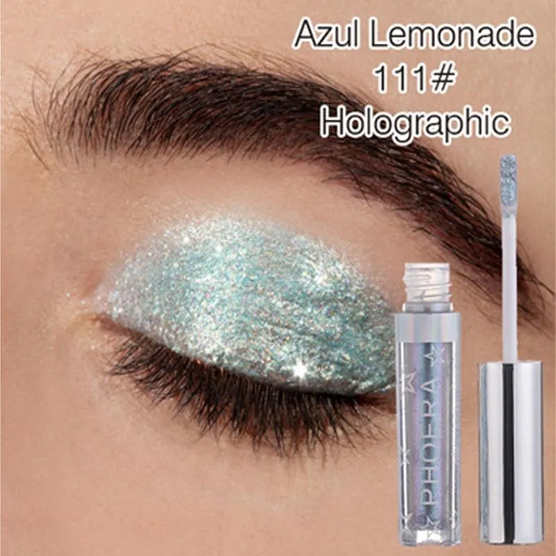 Long lasting  Waterproof Shimmer Pigmented Shiny Metallic Diamond Liquid Eyeshadow Cosmetic