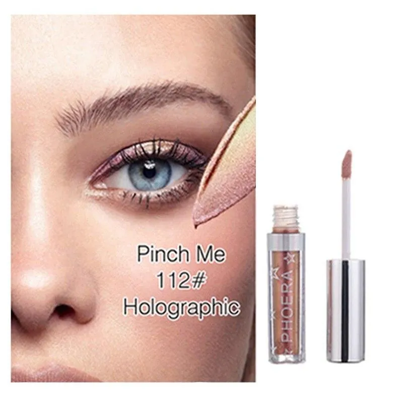 Long lasting  Waterproof Shimmer Pigmented Shiny Metallic Diamond Liquid Eyeshadow Cosmetic
