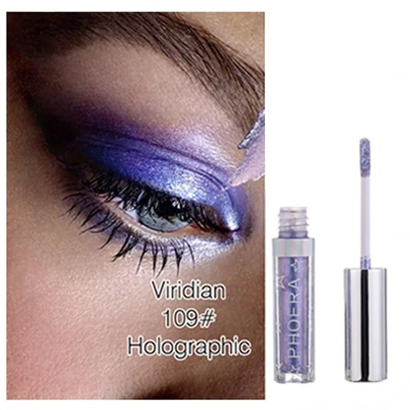 Long lasting  Waterproof Shimmer Pigmented Shiny Metallic Diamond Liquid Eyeshadow Cosmetic