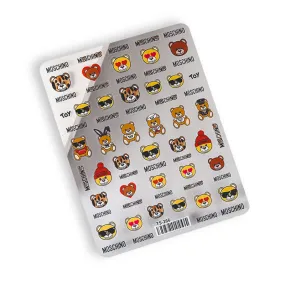 MOSCHINO Bear Nail Art Nail Stickers