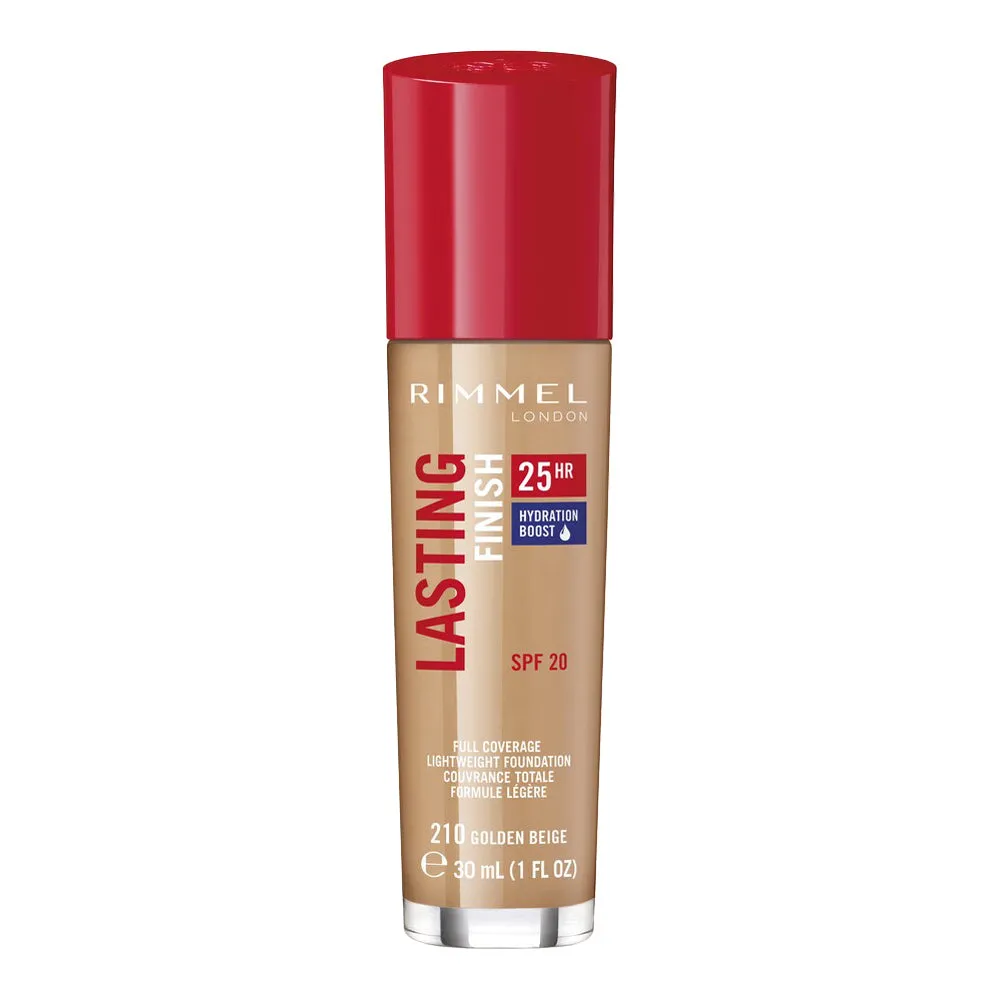 Rimmel London Lasting Finish 25HR Foundation 30.0ml 210 GOLDEN BEIGE