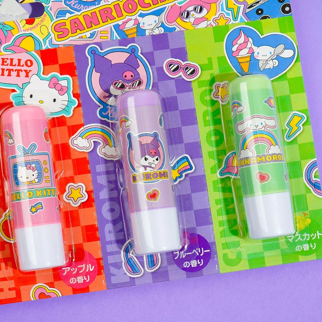 Sanrio Characters Fruity Lip Balm Set - 5 pcs