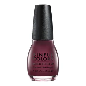 SinfulColors Bold Color Nail Polish 15.0ml 2542 RAISIN THE ROOF