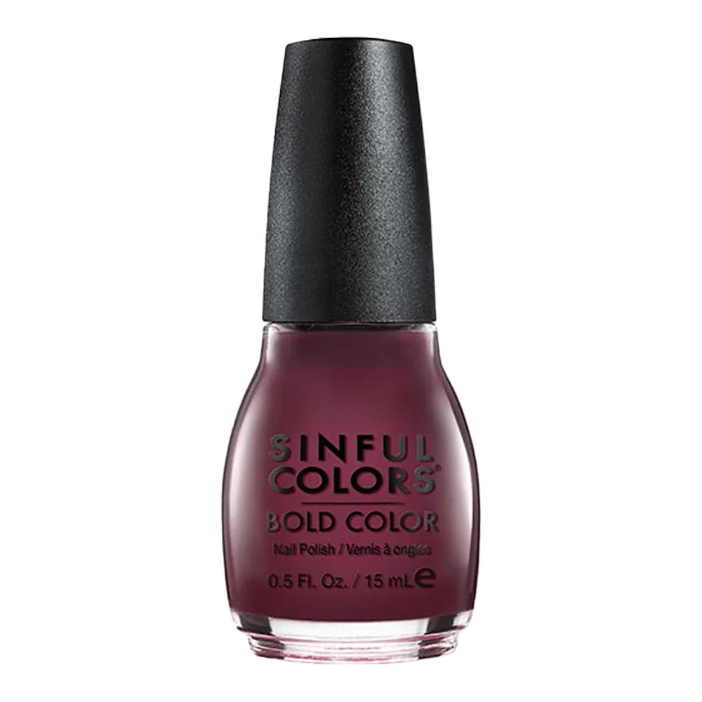 SinfulColors Bold Color Nail Polish 15.0ml 2542 RAISIN THE ROOF