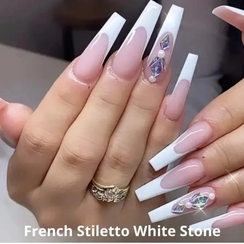 Stiletto Nail Tips | Bold & Stylish Nail Designs in 23 Unique Styles