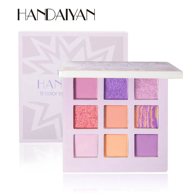 Traci K BEAUTY GLAZED Universe  Eyeshadow Palettes Holographic Universe Shiny Matte Glitter Pigment Eye Shadow Pallete Metallic Diamond Makeup Palette