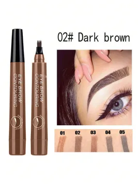 Waterproof Liquid Eyebrow Pen, Long-lasting Smudge Proof Eye Brow Makeup Product