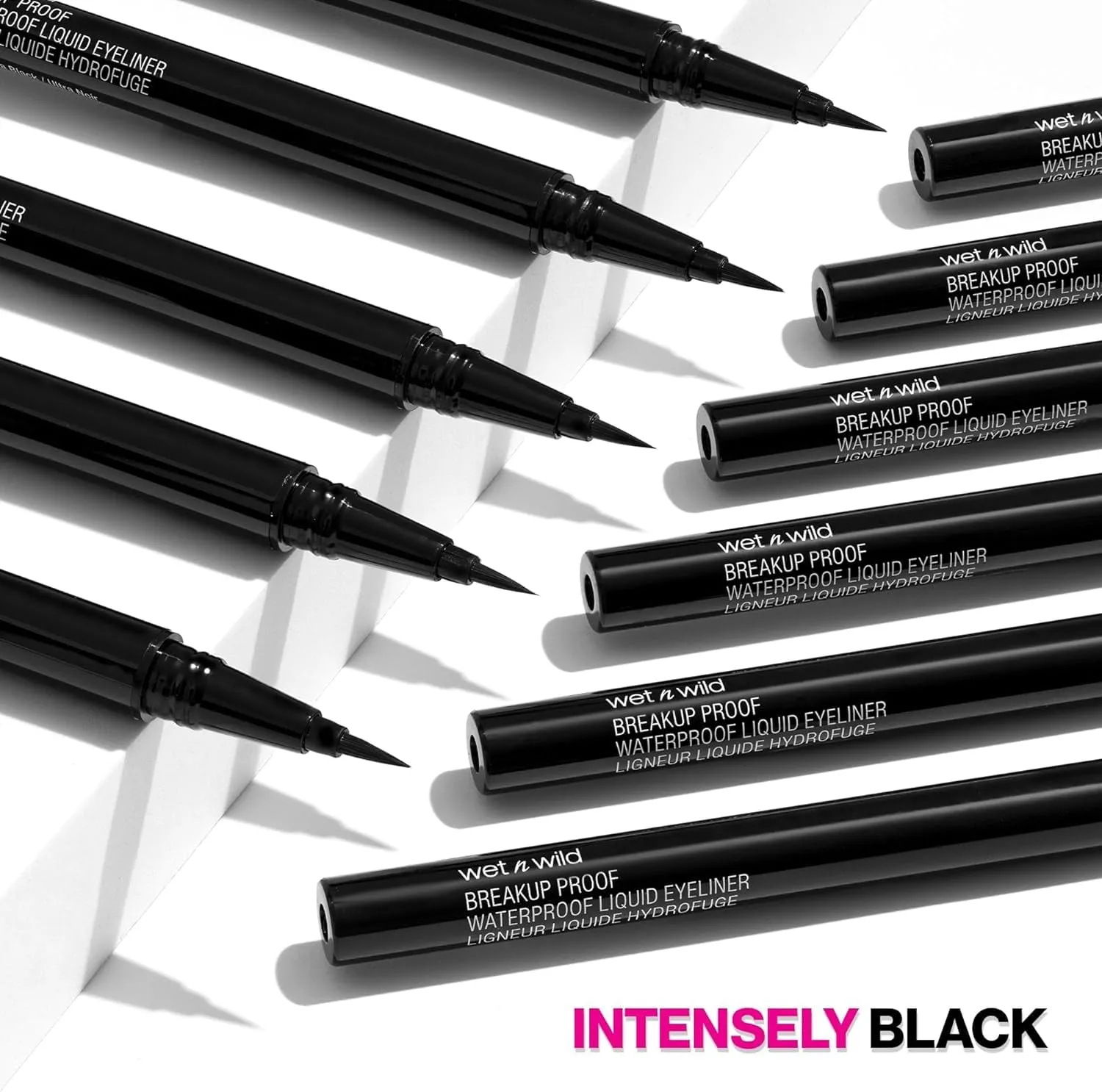 Waterproof Smudge-Proof Liquid Eyeliner - Quick Dry, 16-Hour Vegan Formula in Intense Black