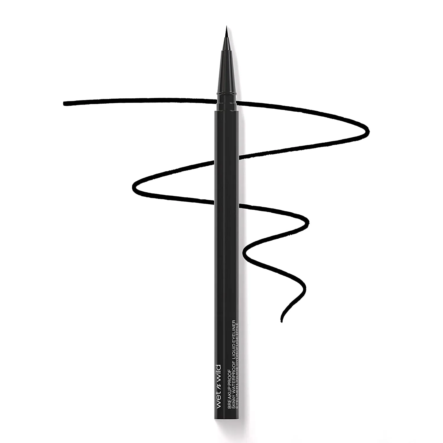 Waterproof Smudge-Proof Liquid Eyeliner - Quick Dry, 16-Hour Vegan Formula in Intense Black
