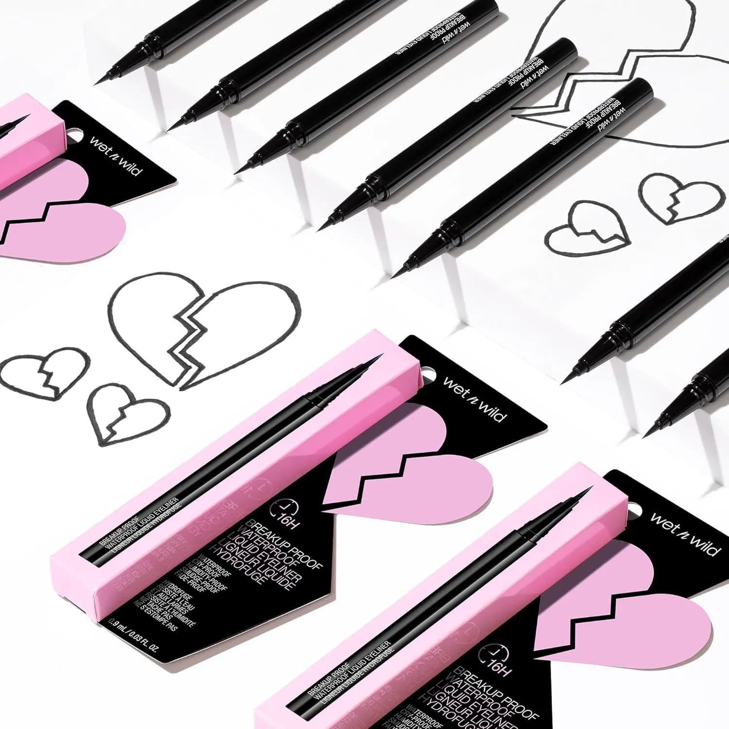 Waterproof Smudge-Proof Liquid Eyeliner - Quick Dry, 16-Hour Vegan Formula in Intense Black