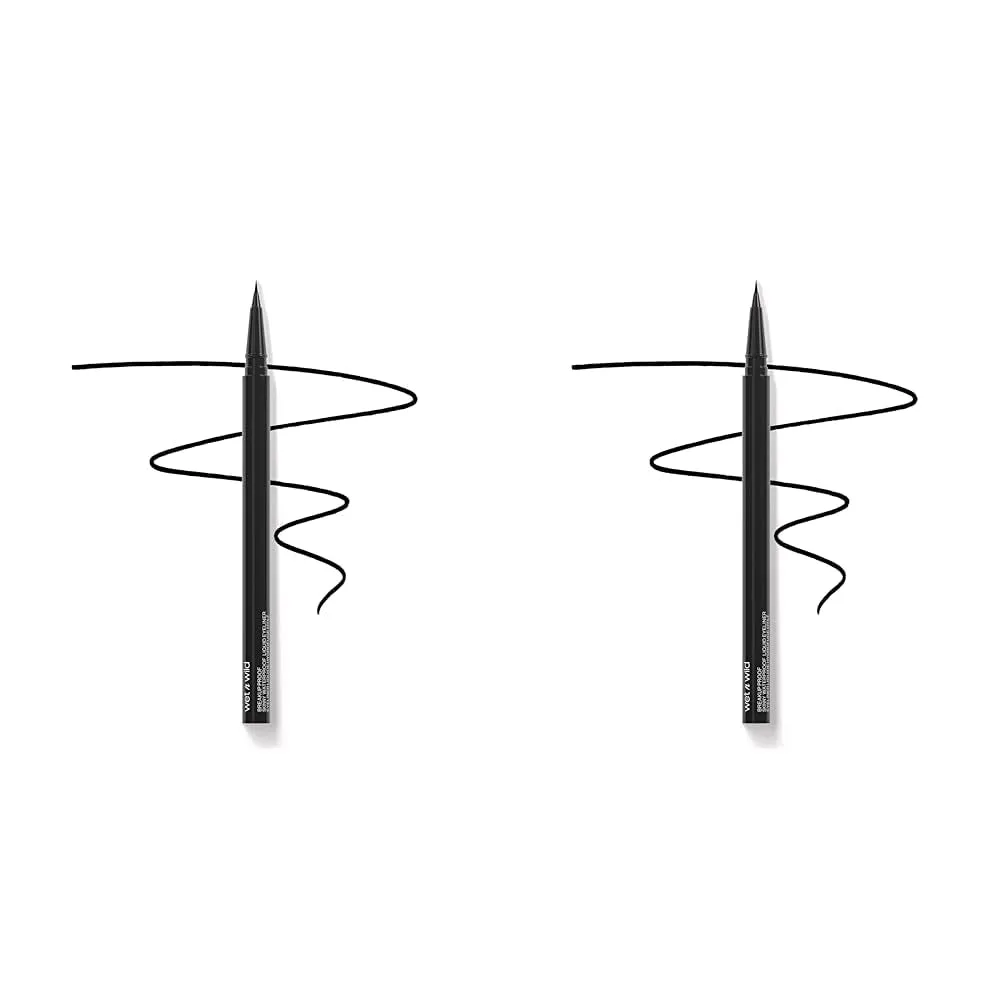 Waterproof Smudge-Proof Liquid Eyeliner - Quick Dry, 16-Hour Vegan Formula in Intense Black
