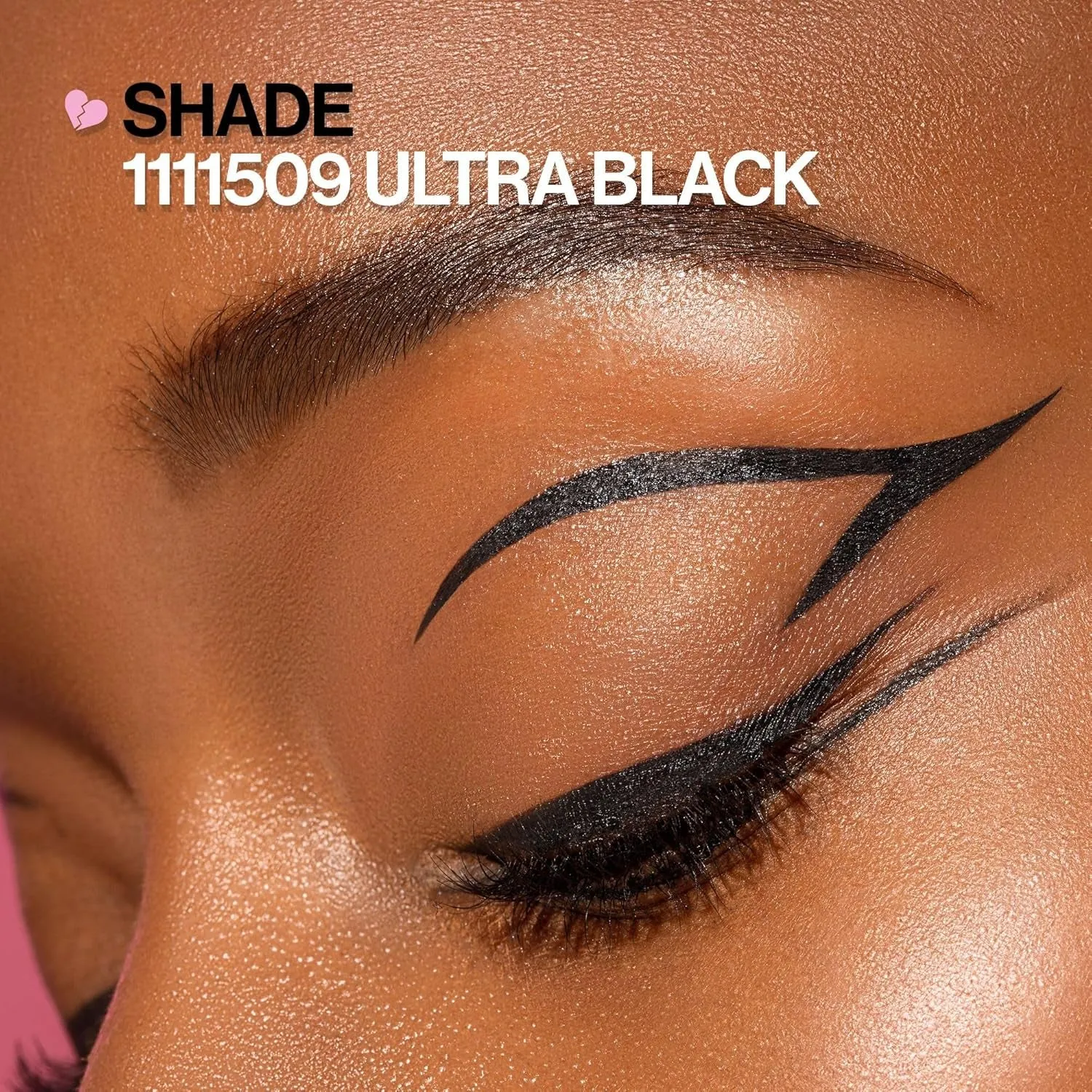 Waterproof Smudge-Proof Liquid Eyeliner - Quick Dry, 16-Hour Vegan Formula in Intense Black