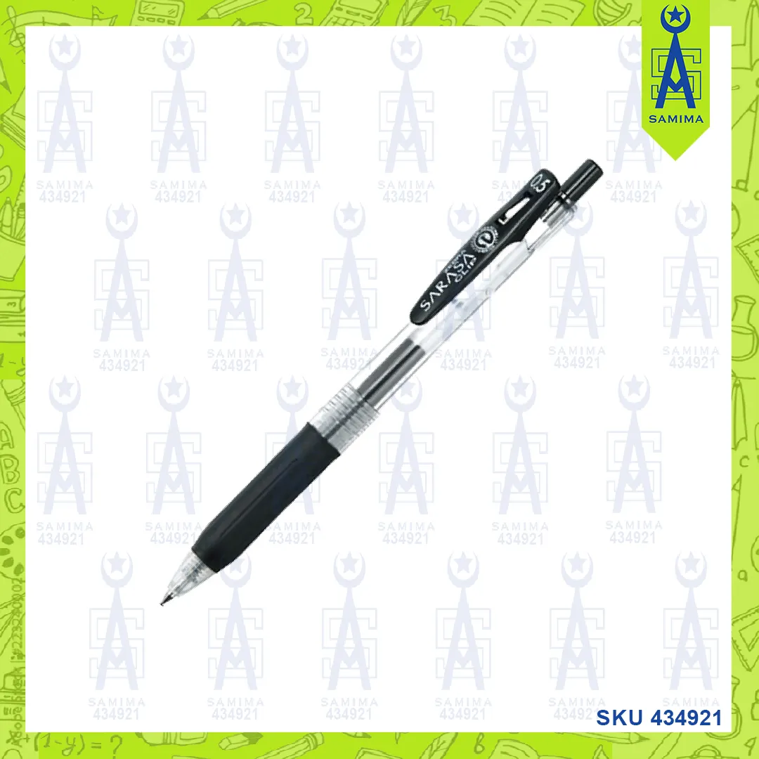 ZEBRA SARASA CLIP GEL PEN 0.5MM BLACK
