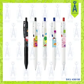 ZEBRA SARASA CLIP GEL PEN LUCKY CHARM 0.5 5'S